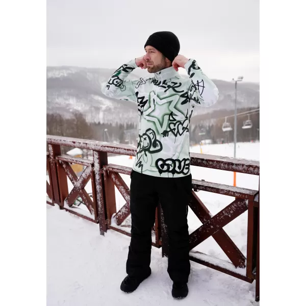  Moški vrhunski funkcionalni termo pulover ALTISPORT VOJ/ALM054TER03 ZELENA 