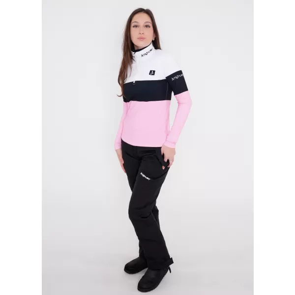  Ženska premium funkcionalna termo jopica ALTISPORT VOJ/ALW051TER03 BELO ROZA 