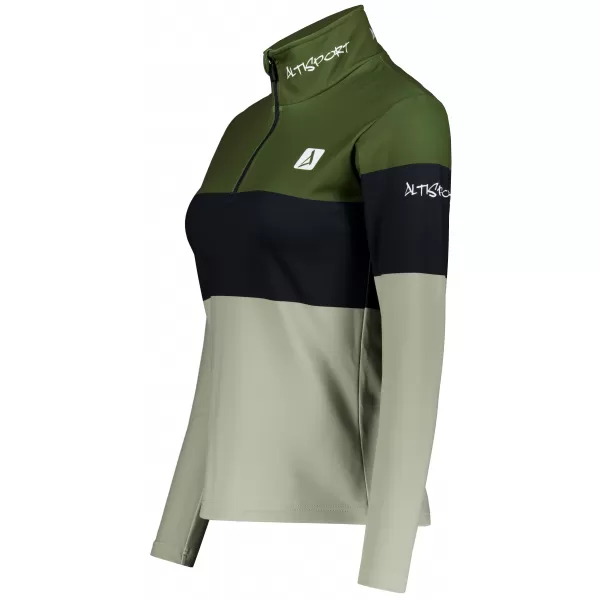  Ženska premium funkcionalna termo jopica ALTISPORT VOJ/ALW051TER03 KAKI 