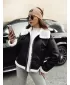 Ženska jakna DSTREET FURBLAZE TY4730 ČRN