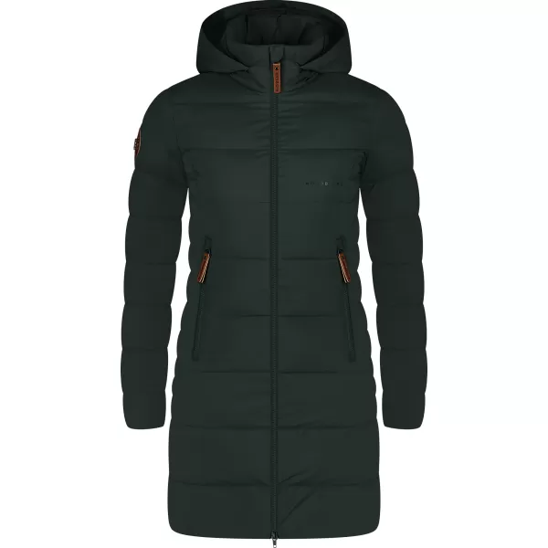  Ženski zimski plašč NORDBLANC MOMENTS NBWJL8076 TEMNO ZELENA 