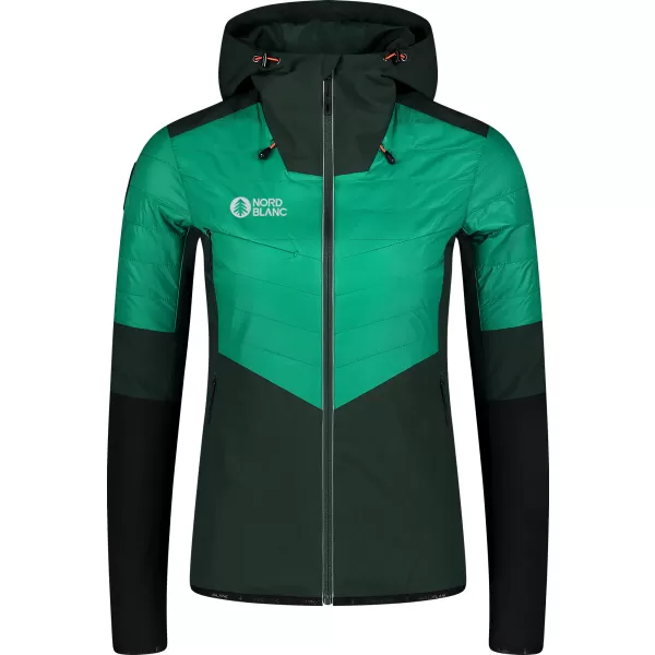  Ženska športna jakna NORDBLANC ICEBERGS NBWJL8112 TEMNO ZELENA 