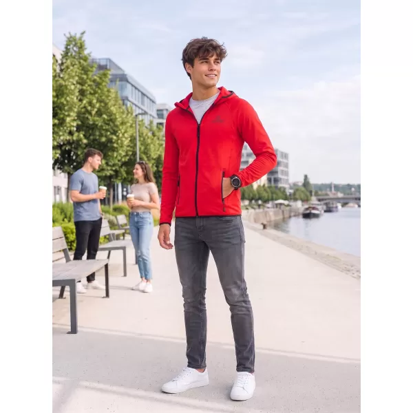 Moški funkcionalni športni pulover ALTISPORT ALM006417 RDEČA 