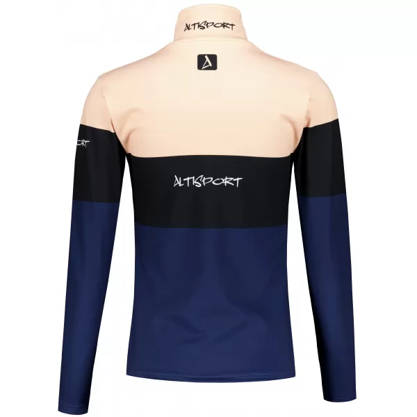  Ženska premium funkcionalna termo jopica ALTISPORT VOJ/ALW051TER03 ORANŽNA/MODRA 