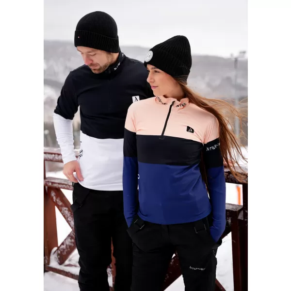  Ženska premium funkcionalna termo jopica ALTISPORT VOJ/ALW051TER03 ORANŽNA/MODRA 