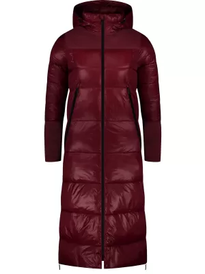 Ženski zimski plašč NORDBLANC WINTERNIGHT NBWJL8077 BORDO
