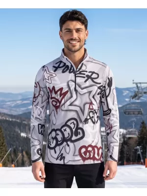 Moški vrhunski funkcionalni termo pulover ALTISPORT VOJ/ALM054TER03 TEMNO SIVA