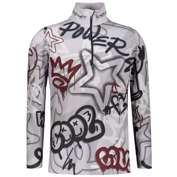  Moški vrhunski funkcionalni termo pulover ALTISPORT VOJ/ALM054TER03 TEMNO SIVA 