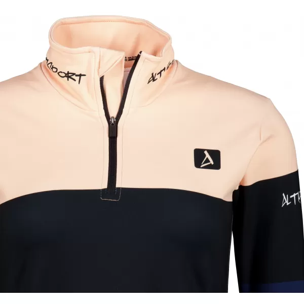  Ženska premium funkcionalna termo jopica ALTISPORT VOJ/ALW051TER03 ORANŽNA/MODRA 