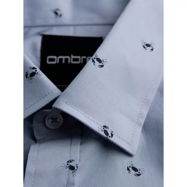  Srajca OMBRE OM-SHCS-0156 SVETLO MODRA 