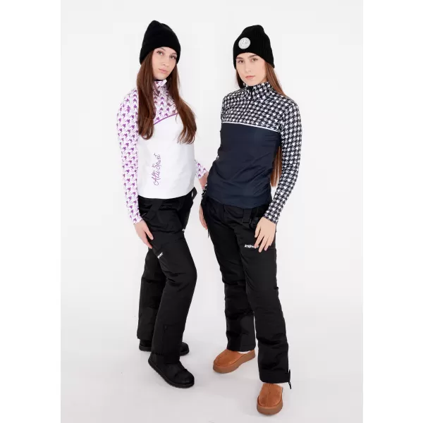  Ženska premium funkcionalna termo jopica ALTISPORT VOJ/ALW048TER03 BELA/VIJOLIČNA 