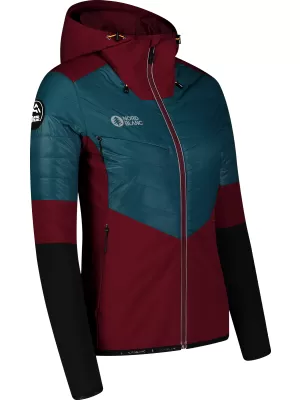 Ženska športna jakna NORDBLANC ICEBERGS NBWJL8112 BORDO