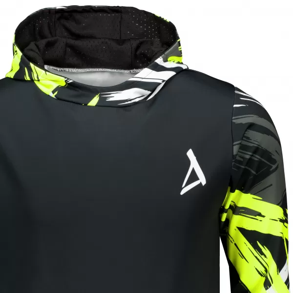  Moški vrhunski funkcionalni pulover ALTISPORT VOJ/ALM039MI01 ČRNA IN RUMENA 