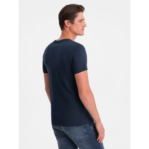  Srajca OMBRE OM-TSBS-0146 MORNARSKO MODRO 