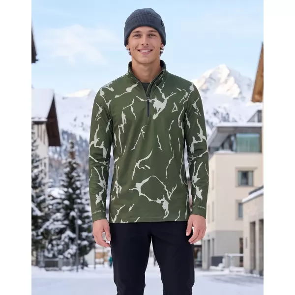  Moški vrhunski funkcionalni termo pulover ALTISPORT VOJ/ALM052TER03 KAKI 