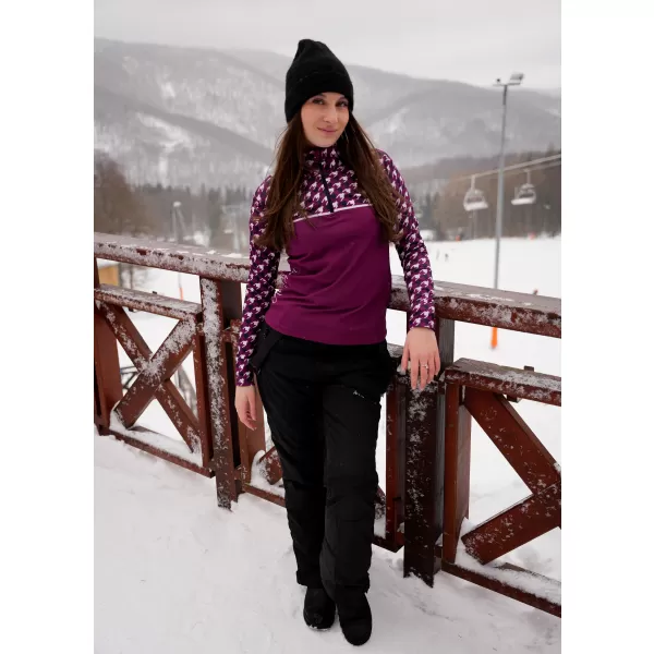  Ženska premium funkcionalna termo jopica ALTISPORT VOJ/ALW048TER03 VIJOLIČNA 