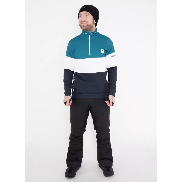  Moški vrhunski funkcionalni termo pulover ALTISPORT VOJ/ALM051TER03 KEROZIN/ČRNA 