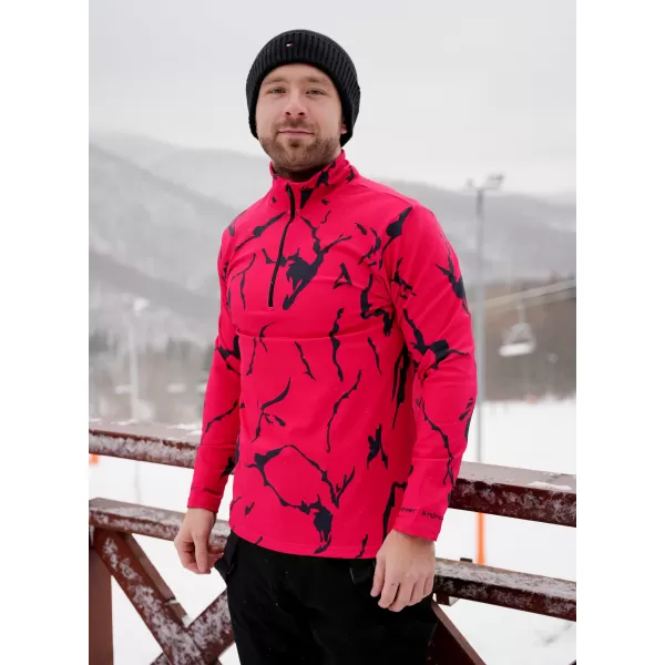  Moški vrhunski funkcionalni termo pulover ALTISPORT VOJ/ALM052TER03 RDEČA 