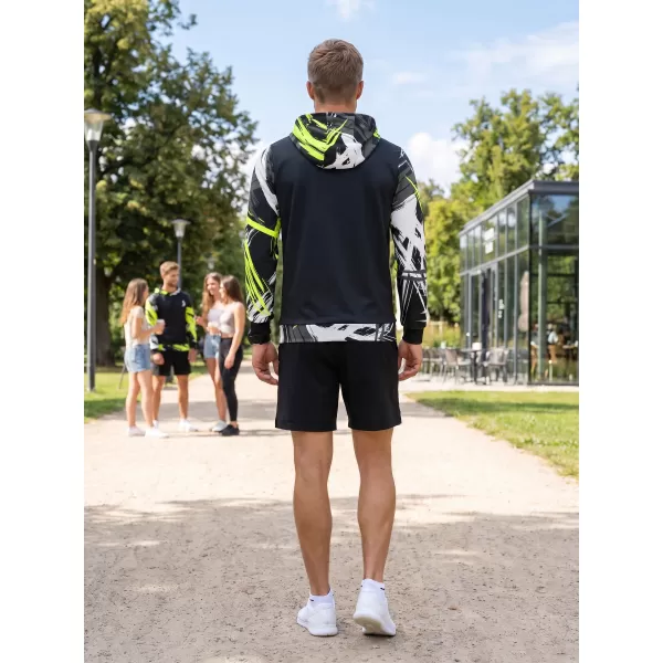  Moški vrhunski funkcionalni pulover ALTISPORT VOJ/ALM039MI01 ČRNA IN RUMENA 