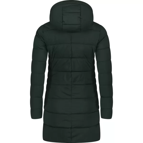  Ženski zimski plašč NORDBLANC MOMENTS NBWJL8076 TEMNO ZELENA 