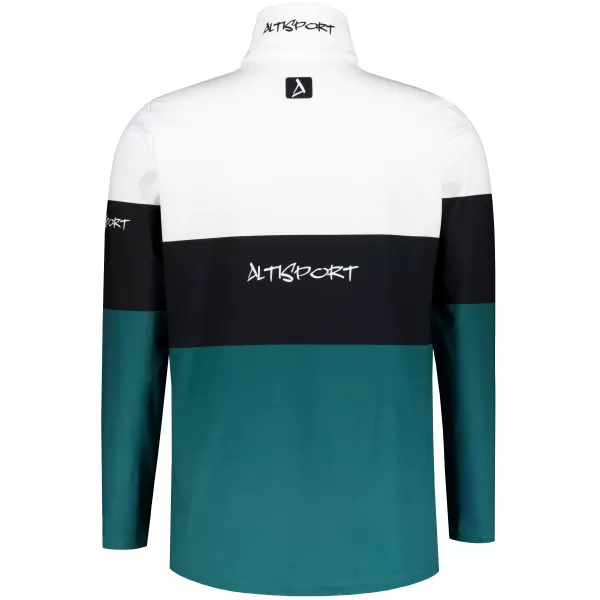  Moški vrhunski funkcionalni termo pulover ALTISPORT VOJ/ALM051TER03 BELO ZELENA 