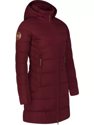 Ženski zimski plašč NORDBLANC MOMENTS NBWJL8076 BORDO