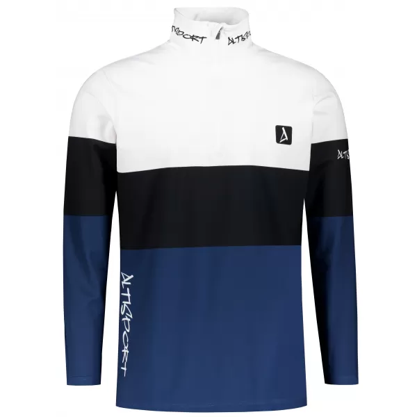  Moški vrhunski funkcionalni termo pulover ALTISPORT VOJ/ALM051TER03 BELO MODRA 