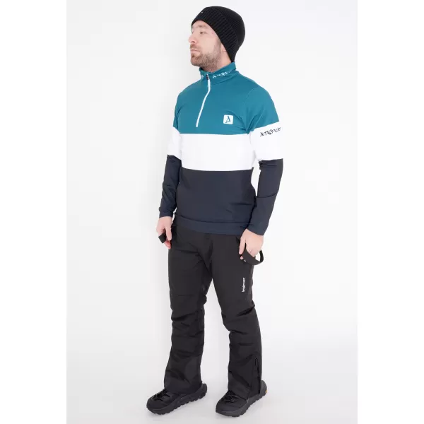  Moški vrhunski funkcionalni termo pulover ALTISPORT VOJ/ALM051TER03 KEROZIN/ČRNA 