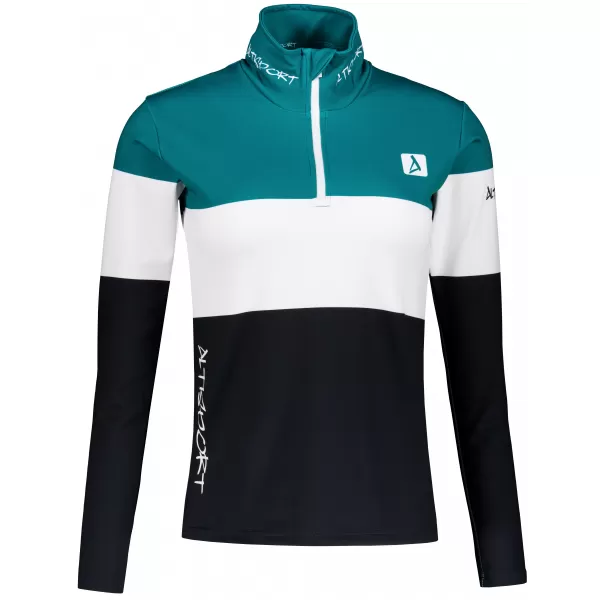  Ženska premium funkcionalna termo jopica ALTISPORT VOJ/ALW051TER03 KEROZIN-ČRNA 