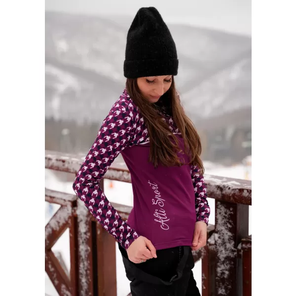  Ženska premium funkcionalna termo jopica ALTISPORT VOJ/ALW048TER03 VIJOLIČNA 