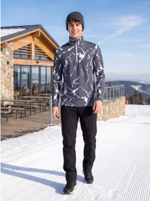 Moški vrhunski funkcionalni termo pulover ALTISPORT VOJ/ALM052TER03 SIVA