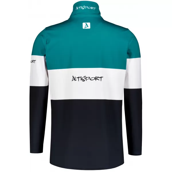  Moški vrhunski funkcionalni termo pulover ALTISPORT VOJ/ALM051TER03 KEROZIN/ČRNA 