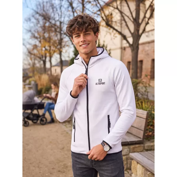  Moški funkcionalni športni pulover ALTISPORT ALM006417 BELA 