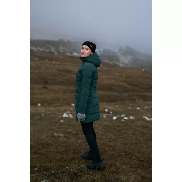  Ženski zimski plašč NORDBLANC MOMENTS NBWJL8076 TEMNO ZELENA 