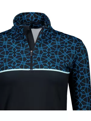 Ženska premium funkcionalna termo jopica ALTISPORT VOJ/ALW053TER03 ČRNA IN MODRA