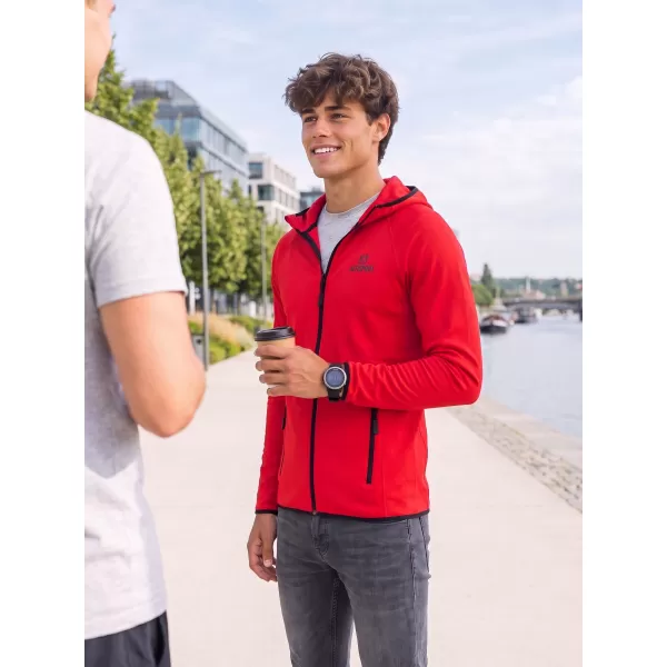  Moški funkcionalni športni pulover ALTISPORT ALM006417 RDEČA 