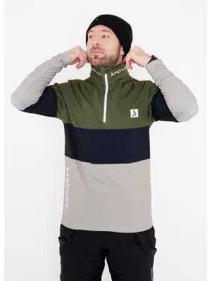 Moški vrhunski funkcionalni termo pulover ALTISPORT VOJ/ALM051TER03 KAKI