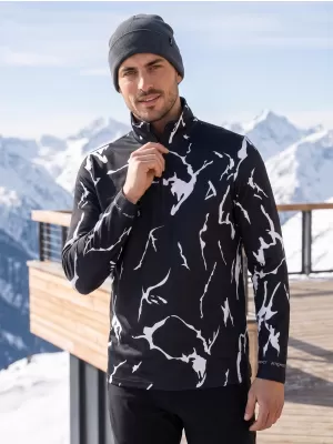 Moški vrhunski funkcionalni termo pulover ALTISPORT VOJ/ALM052TER03 ČRNA