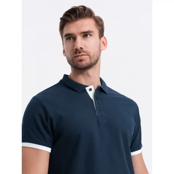  Srajca OMBRE OM-POSS-0113 MORNARSKO MODRO 
