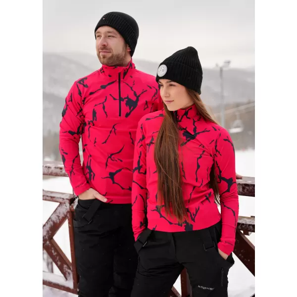  Moški vrhunski funkcionalni termo pulover ALTISPORT VOJ/ALM052TER03 RDEČA 