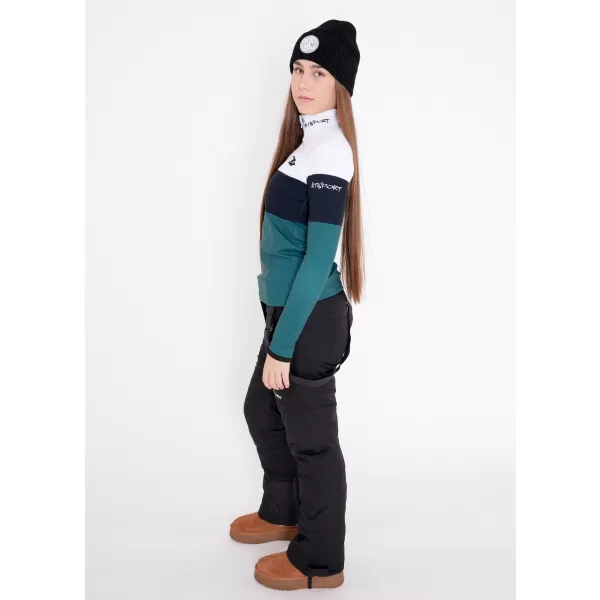  Ženska premium funkcionalna termo jopica ALTISPORT VOJ/ALW051TER03 BELO ZELENA 