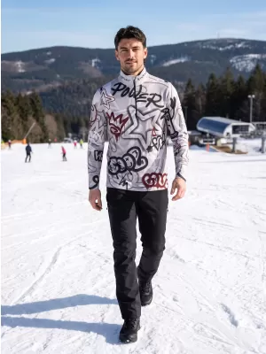 Moški vrhunski funkcionalni termo pulover ALTISPORT VOJ/ALM054TER03 TEMNO SIVA