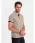 Srajca OMBRE OM-POSS-0113 TEMNO BEŽ