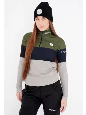 Ženska premium funkcionalna termo jopica ALTISPORT VOJ/ALW051TER03 KAKI