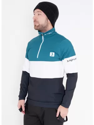 Moški vrhunski funkcionalni termo pulover ALTISPORT VOJ/ALM051TER03 KEROZIN/ČRNA
