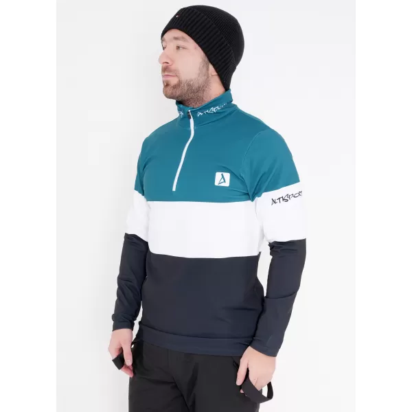  Moški vrhunski funkcionalni termo pulover ALTISPORT VOJ/ALM051TER03 KEROZIN/ČRNA 