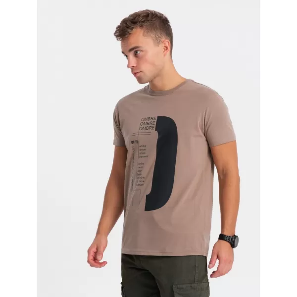  Srajca OMBRE OM-TSPT-0166 SVETLO RJAVA 