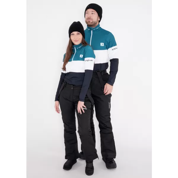  Moški vrhunski funkcionalni termo pulover ALTISPORT VOJ/ALM051TER03 KEROZIN/ČRNA 