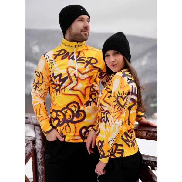  Moški vrhunski funkcionalni termo pulover ALTISPORT VOJ/ALM054TER03 JANTAR 