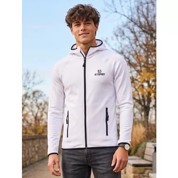  Moški funkcionalni športni pulover ALTISPORT ALM006417 BELA 